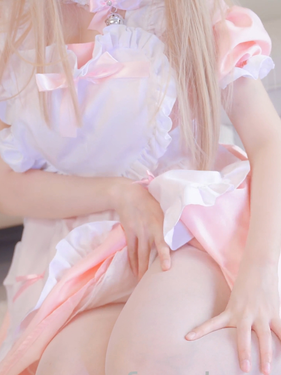 粉色女仆洛丽塔，诱惑拉满 可爱粉色